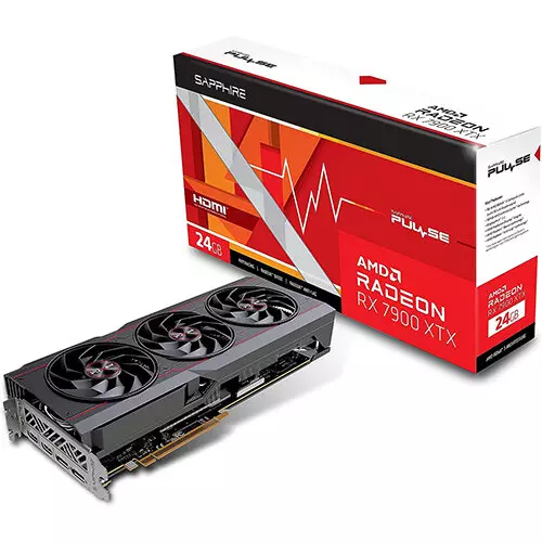 Sapphire PULSE AMD Radeon RX 7900 XTX 24GB GDDR6 384-Bit Video Card