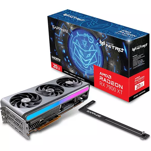 SAPPHIRE NITRO+ AMD RADEON RX 7900 XT OC VAPOR-X 20GB GDDR6 320-Bit Video Card