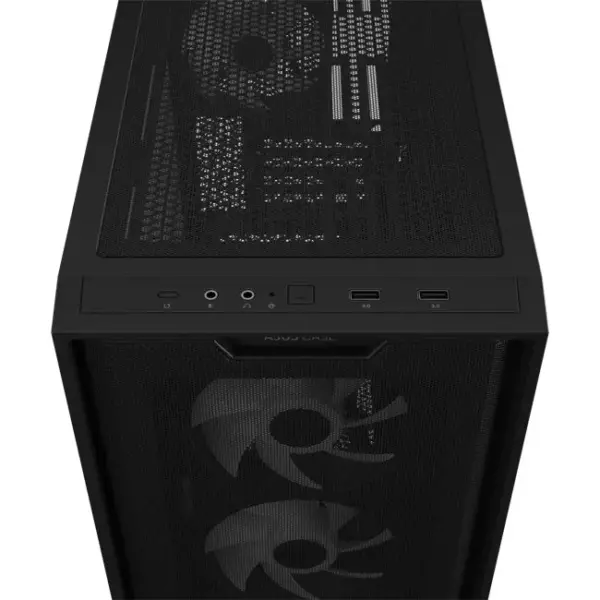ASUS A21 Plus ARGB Micro-ATX Gaming Case > Black