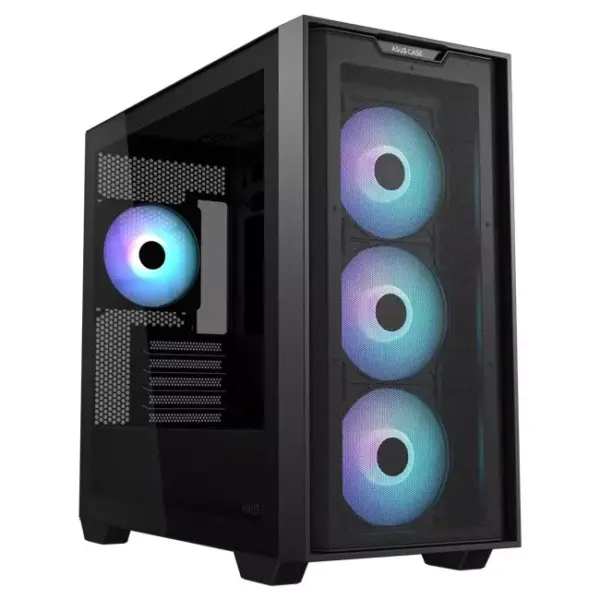 ASUS A21 Plus ARGB Micro-ATX Gaming Case > Black