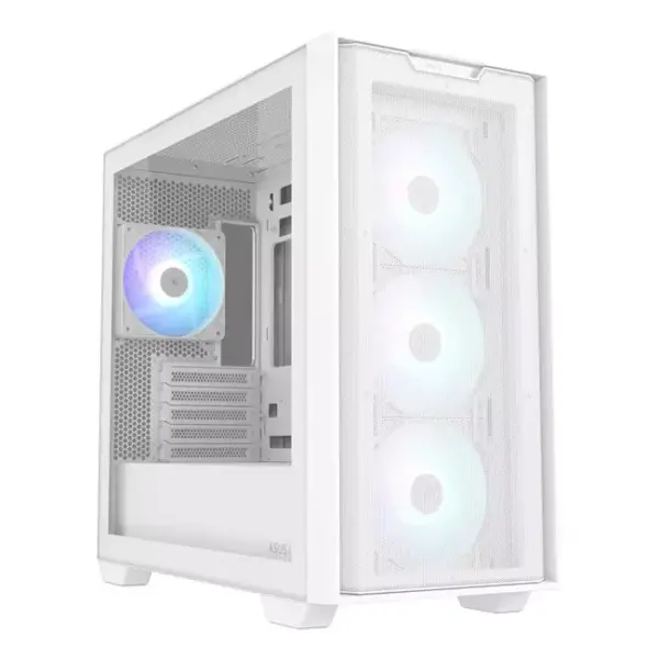 ASUS A21 Plus ARGB Micro-ATX Gaming Case > White