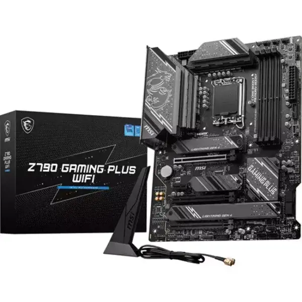 MSI Z790 GAMING PLUS WIFI ATX LGA 1700 Motherboard > Black