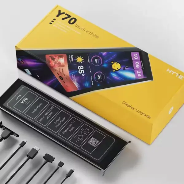 HYTE Y70 Touch Infinite Display Upgrade 2.5K Touchscreen > Black