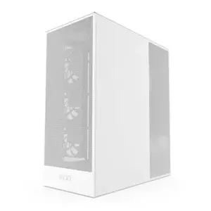 NZXT H7 Flow Mid-Tower ATX Airflow Case > White
