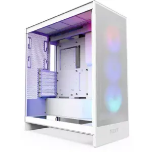 NZXT H7 Flow RGB Mid-Tower ATX Case > White
