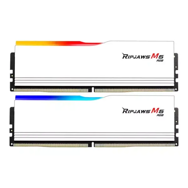 G.SKILL Ripjaws M5 RGB 32GB (2 x 16GB) DDR5 6000MHz Desktop RAM > White