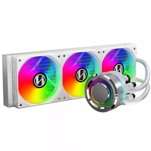 Lian Li Galahad 360mm AIO ARGB Liquid CPU Cooler > White