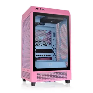 Thermaltake The Tower 200 Mini-Tower Mini-ITX Case > Bubble Pink