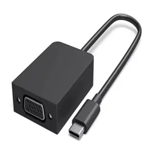 Microsoft Surface USB C to VGA Adapter > Black