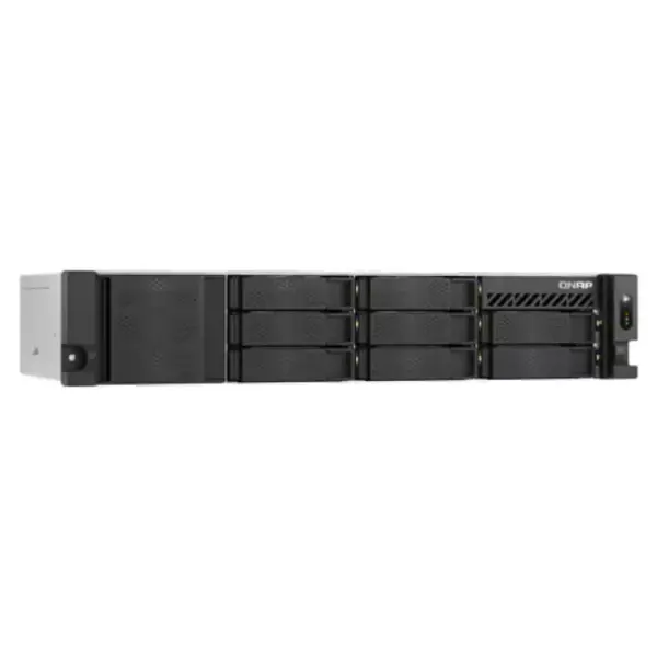 Qnap Rack Station TS-855EU-RP 8GB Ram 8-Bay Nas Storage > Black