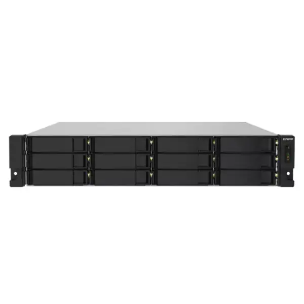 Qnap Rack Station TS-1232PXU-RP 4GB Ram 12-Bay Nas Storage > Black