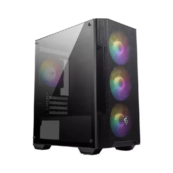 MSI MAG FORGE M100A RGB Micro ATX Gaming Case > Black
