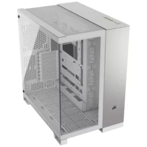 CORSAIR 6500X Mid-Tower Dual Chamber ATX Case > White/Satin Gray Aluminum
