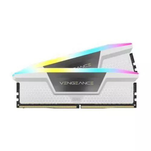 Corsair Vengeance RGB 32GB (2x16GB) DDR5 6000MHz Memory Kit > White