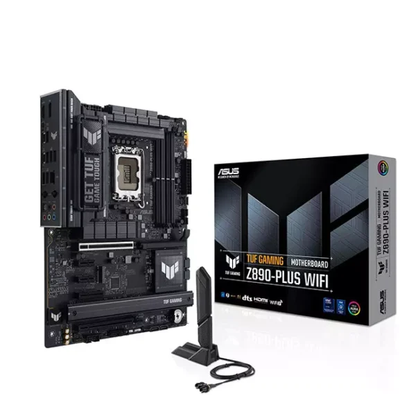 ASUS TUF GAMING Z890-PLUS WIFI LGA 1851 ATX Motherboard > Black