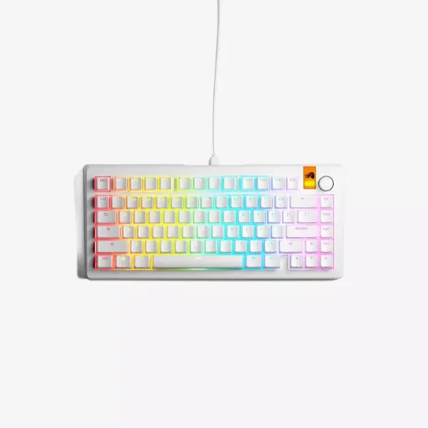 Glorious GMMK 3 HE 75% Prebuilt Wired US Keyboard > White