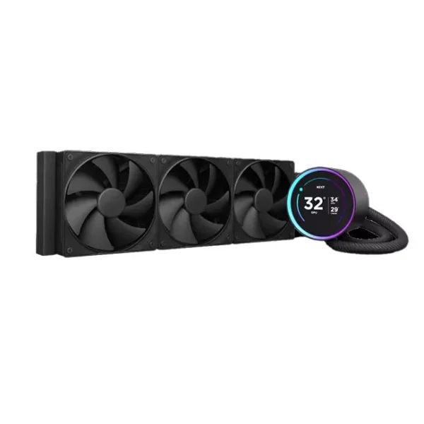 Kraken Elite 360 RGB IPS LCD AIO CPU Liquid Cooler > Black