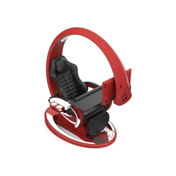 Ingrem OrionX Ergonomic All-In-One Computer Seat Gaming Pod > Red