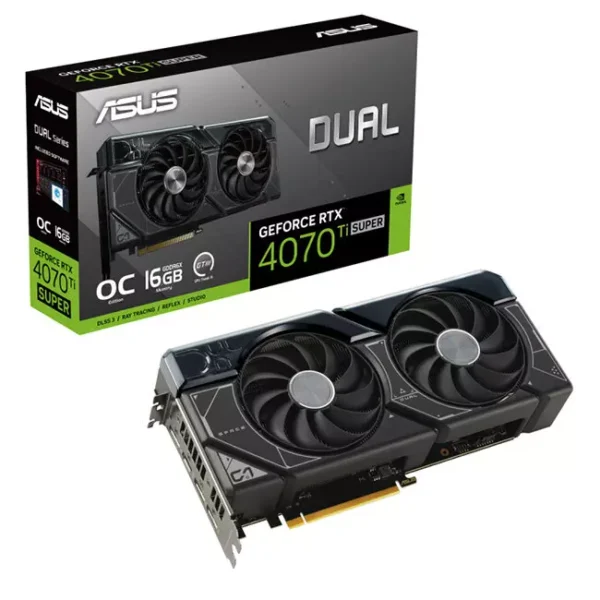 ASUS Dual GeForce RTX 4070 Ti SUPER OC Edition 16GB Video Card, DLSS 3