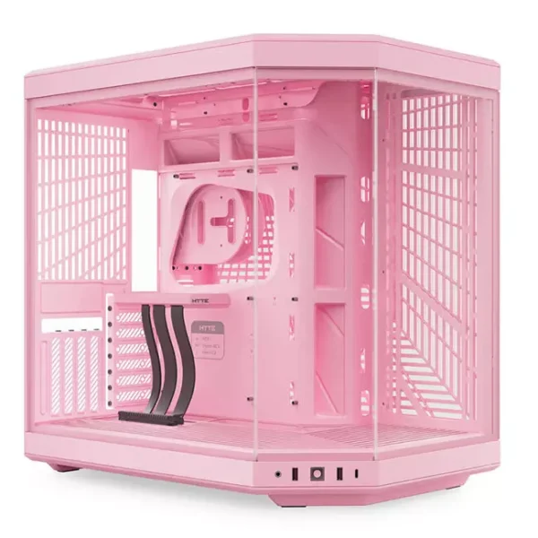 HYTE Y70 Modern Aesthetic Dual Chamber ATX Mid-Tower Case > Strawberry Milk