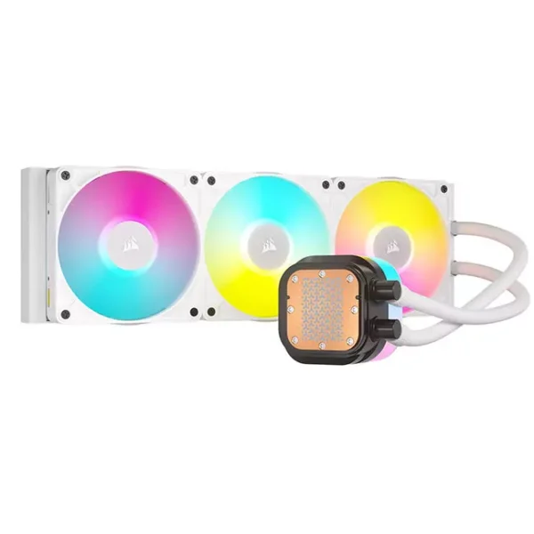 CORSAIR iCUE LINK TITAN 360 RX RGB AIO Liquid CPU Cooler > White