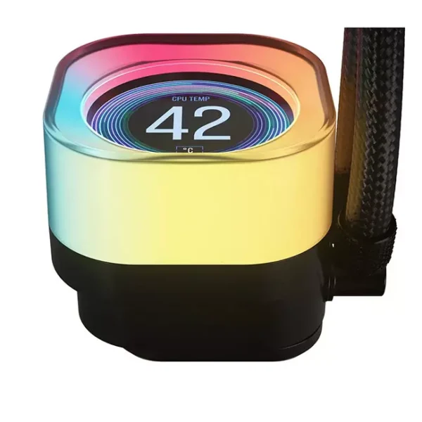 CORSAIR iCUE LINK TITAN 360 RX LCD Liquid CPU Cooler > Black