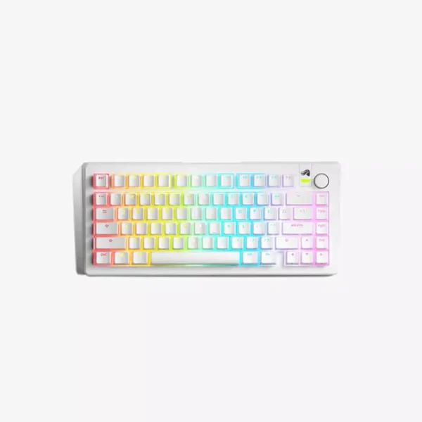 Glorious GMMK 3 HE Prebuilt 75% Arabic Mechanical Gaming Keyboard White