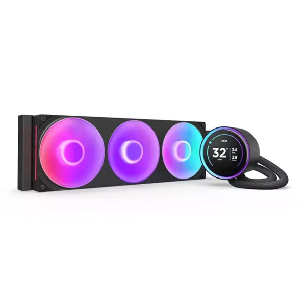 NZXT Kraken Elite 360 RGB IPS LCD AIO Liquid Cooler > Black