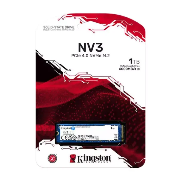 Kingston 1TB NV3 NVMe M.2 PCIe 4.0 SSD