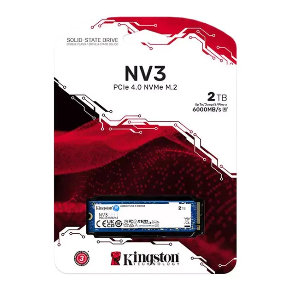 Kingston 2TB NV3 NVMe M.2 PCIe 4.0 SSD