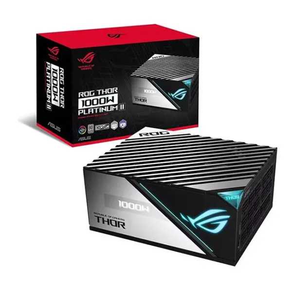 ASUS ROG Thor 1000W 80Plus Platinum II ATX Power Supply > Black