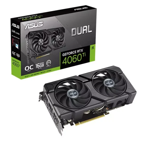 ASUS Dual GeForce RTX 4060 Ti EVO OC Edition 16GB GDDR6 Video Card, DLSS 3