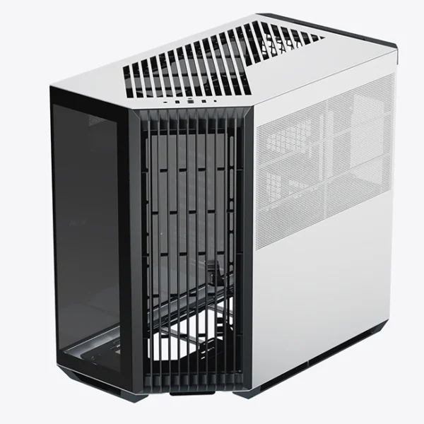 APNX V1 Dual-Chamber Mid-Tower ATX Gaming Case > Black/White
