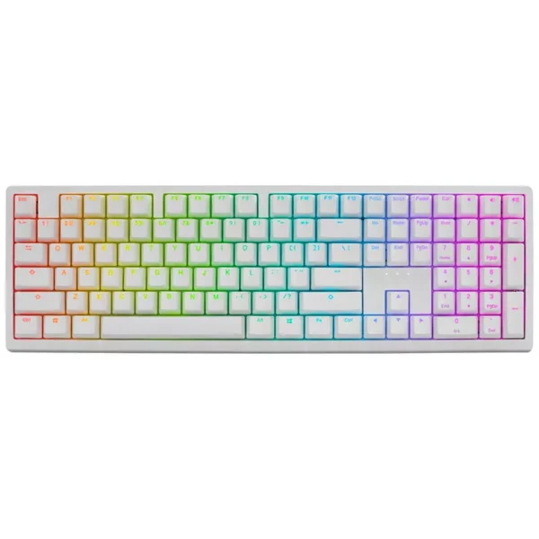 Ducky Zero 6108 Cherry MX2A Arabic Layout Wireless Mechanical Keyboard > White