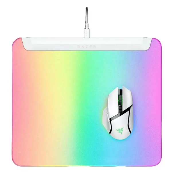 Razer Firefly V2 Pro RGB Full Backlit Gaming Mouse Pad > White