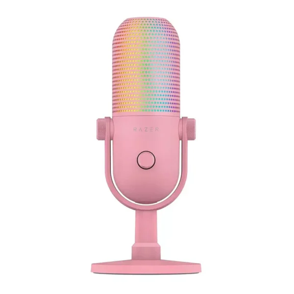 Razer Seiren V3 Chroma Quartz RGB USB Microphone > Pink