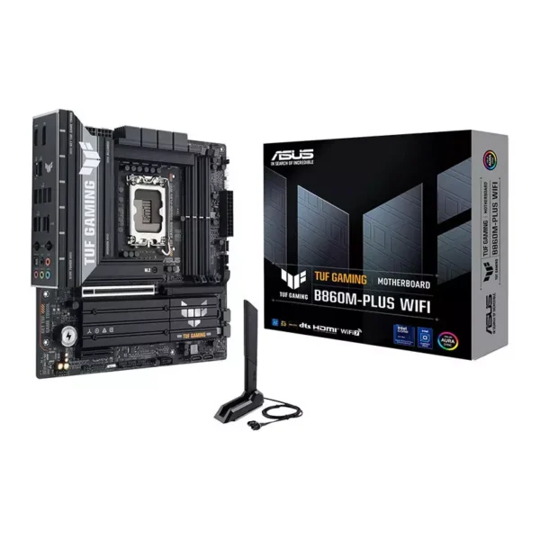 ASUS TUF GAMING B860M-PLUS WiFi DDR5 LGA 1851 Micro-ATX Motherboard > Black