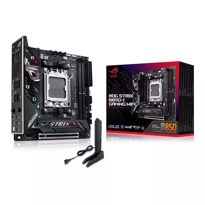 90MB1K30-M0EAY0 ASUS ROG STRIX B850-I GAMING WiFi AM5 DDR5 Mini-ITX Motherboard > Black