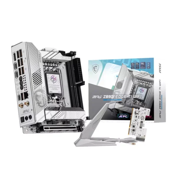 MSI MPG Z890I EDGE TI WIFI LGA 1851 Mini-ITX Motherboard > White