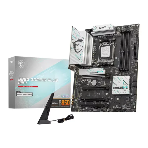 MSI B850 GAMING PLUS WIFI AM5 DDR5 ATX Motherboard > Black
