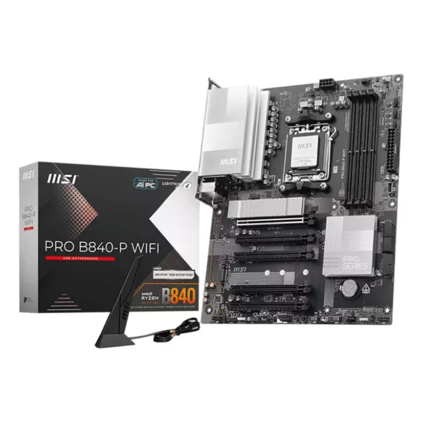 MSI PRO B840-P WIFI DDR5 AM5 ATX Motherboard > Black