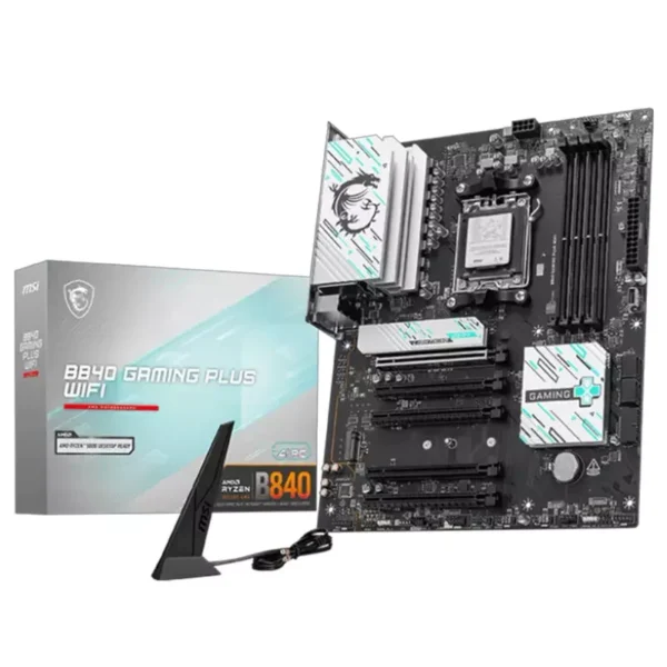 MSI B840 Gaming Plus WiFi DDR5 AM5 ATX Motherboard > Black