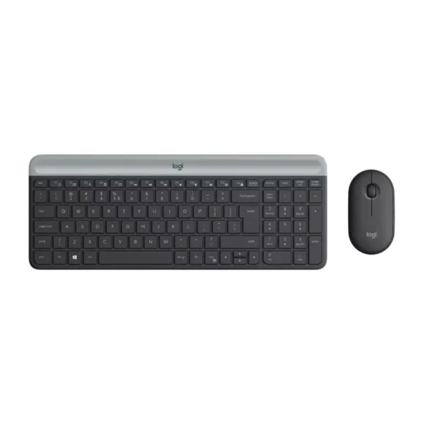 Logitech Slim Wireless Combo MK470 Keyboard and Mouse > Black