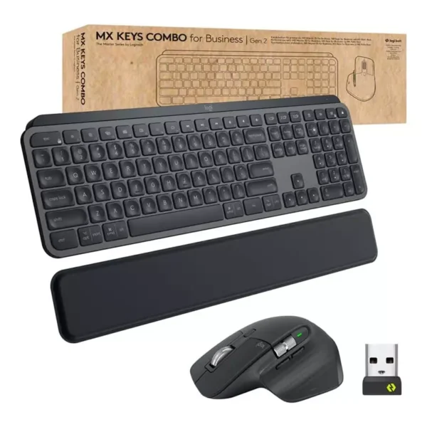Logitech MX KEYS COMBO Keyboard and Mouse > Black