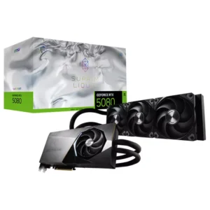 MSI GeForce RTX 5080 16GB GDDR7 SUPRIM LIQUID SOC Video Card, DLSS 4