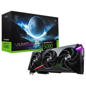 MSI GeForce RTX 5080 16GB GDDR7 VANGUARD SOC Video Card, DLSS 4