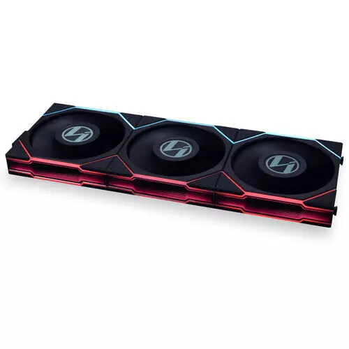 Lian Li UNI Reverse Blades TL LCD 3-Pack 120mm Fan > Black