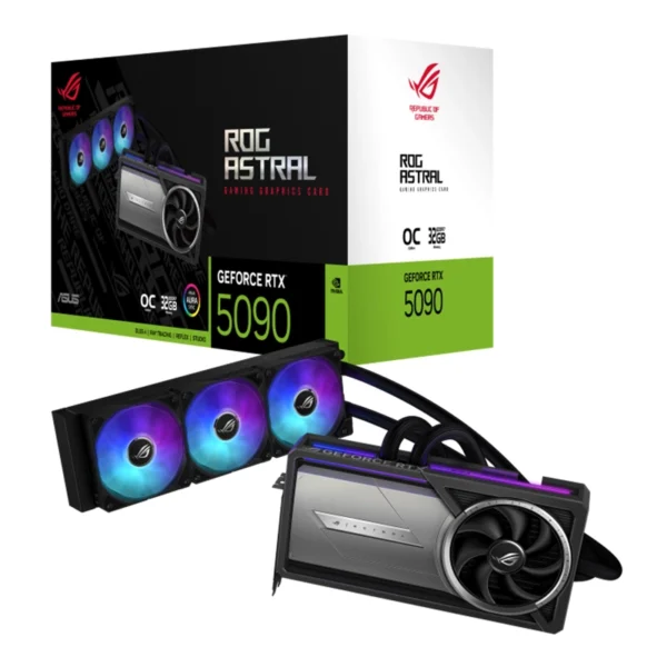 Asus ROG Astral LC GeForce RTX 5090 32GB GDDR7 OC Edition Graphics Card, DLSS 4