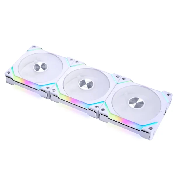 Lian Li UNI FAN SL120 V2 RGB 120mm Triple Pack Cooling Fan > White