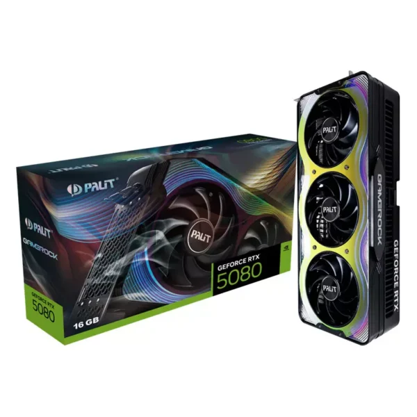 PALIT GeForce RTX 5080 16GB GDDR7 GameRock Video Card, DLSS 4